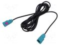 Cable; Fakra socket,both sides; straight; 3m ESOL ZRS-FAKRA.F/F.03