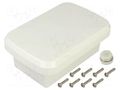 Enclosure: multipurpose; X: 100mm; Y: 150mm; Z: 55mm; WGV; ASA; white TAKACHI TKC-WGV10-15-6W