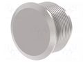 Plug; 22mm; 82; stainless steel; Dim: Ø22mm EAO 82-909