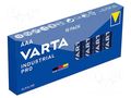 Battery: alkaline; AAA; 1.5V; non-rechargeable; Ø10.5x44.5mm VARTA MICROBATTERY BAT-LR03/V-VP10