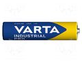 Battery: alkaline; AAA; 1.5V; non-rechargeable; Industrial PRO VARTA MICROBATTERY BAT-LR03/V