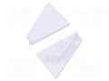Cap for LED profiles; white; 20pcs; ABS; GEN2; CORNER14 TOPMET TOP.A4980001