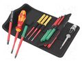 Kit: screwdrivers; insulated,slim; 1kVAC; PZ/S1,PZ/S2; case WERA WERA.05006608001