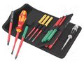 Kit: screwdrivers; case; insulated,slim; 1kVAC; PZ/S1,PZ/S2 WERA WERA.05006608001