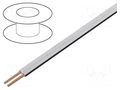 Wire: loudspeaker cable; BiTsound®; 2x1.5mm2; stranded; Cu; white BITNER BITNER-LP0942