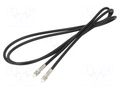 Cable; FME socket,both sides; black; straight; 1.5m MTA 15-7581046