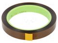 Tape: electrical insulating; W: 15mm; L: 33m; Thk: 0.076mm; acrylic 3M 3M-1218-15