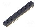 Connector: pin strips; female; PIN: 40; 1.27mm; gold-plated; SMT SAMTEC CLP-120-02-G-D