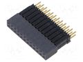 Connector: pin strips; socket; male; PIN: 24; straight; THT; 2.54mm SAMTEC ESQ-112-44-G-D