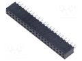 Connector: pin strips; socket; female; PIN: 40; straight; THT; 2mm SAMTEC SQW-120-01-L-D