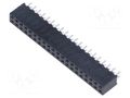 Connector: pin strips; socket; female; PIN: 40; straight; THT; 2mm SAMTEC SQW-120-01-L-D