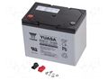 Re-battery: acid-lead; 12V; 80Ah; AGM; maintenance-free; 27kg YUASA ACCU-REC80-12/Y