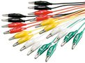Test Lead, 0.48 m - strengthened version, 1 set=10 pcs., 5 colors 11426