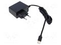Power supply: switching; mains,plug-in; 5VDC; 2A; 10W; Out: USB C ESPE E12-1005-UC1