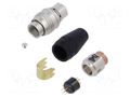 Connector: circular; HR25; soldering; PIN: 4; plug; for cable; male HIROSE HR25A-7P-4P