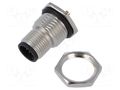 Connector: M12; socket; male; PIN: 12 AMPHENOL LTW M12A-12PMMS-SF8001