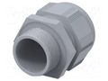 Cable gland; without nut,with long thread; M40; 1.5; IP68; grey TE Connectivity 1SNG601131R0000