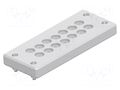 Multigate grommet; light grey; Holes no: 14; -40÷80°C; 5÷11mm TE Connectivity 1SNG603005R0000
