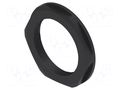 Nut; PG36; polyamide; 60mm; black; Thread: PG; Entrelec TE Connectivity 1SNG607063R0000