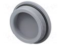 Stopper; M40; 1.5; IP68; polyamide; grey; Entrelec; Thread: metric TE Connectivity 1SNG620038R0000