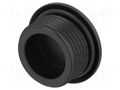 Stopper; PG13,5; IP68; polyamide; black; Entrelec; Thread: PG; 10mm TE Connectivity 1SNG620066R0000