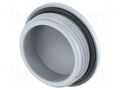Stopper; PG21; IP68; polyamide; grey; Entrelec; Thread: PG; 8mm TE Connectivity 1SNG620074R0000