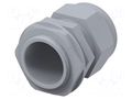 Cable gland; M40; 1.5; IP68; polyamide; grey; Entrelec TE Connectivity 1SNG626104R0000