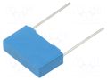 Capacitor: polypropylene; MKP; 47nF; 630VDC; 250VAC; 5x10.5x18mm EPCOS B32652A6473K189