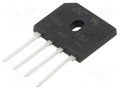 Bridge rectifier: single-phase; Urmax: 600V; If: 15A; Ifsm: 240A DC COMPONENTS GBU15J-DC