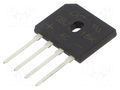 Bridge rectifier: single-phase; Urmax: 800V; If: 15A; Ifsm: 240A DC COMPONENTS GBU15K-DC