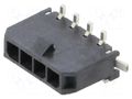 Connector: wire-board; socket; male; PIN: 4; Micro-Fit 3.0; 3mm; 5A MOLEX MX-43650-0424