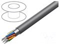 Wire; Xtra Guard® 1; 7x20AWG; shielded,Al-PET foil; PVC; 300V ALPHA WIRE 5561C-SL001