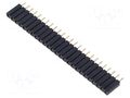Connector: pin strips; socket; female; PIN: 25; THT; 3A; 125V; BL 1 FISCHER ELEKTRONIK BL1.25.G