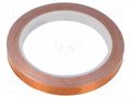 Tape: electrically conductive; W: 9mm; L: 16.5m; Thk: 0.066mm; UL510 3M 3M-1181-9