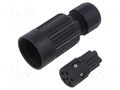 Connector: AC supply; screw terminal; female; TH384; 10A; 500V TECHNO THB.384.B5A