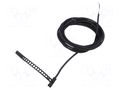 Sensor: temperature; NTC; 10kΩ; Body dim: 6x6x20mm; -40÷105°C; 3m TEWA TEMPERATURE SENSORS TT0P10KC8T1053000
