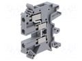 Splice terminal: rail; 500V; screw terminal; grey; 32A; polyamide PHOENIX CONTACT UK5-TWIN