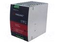 Power supply: switching; for DIN rail; 480W; 24VDC; 20A; OUT: 1 YINGJIAO YSDT480-480-24