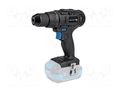Drill/driver; drilling,screwdriving; 0÷450rpm,0÷1700rpm; 18VDC HÖGERT TECHNIK HT2E220-0DD