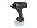 Impact wrench; for workshop; 950rpm,1600rpm,1900rpm; 18VDC HÖGERT TECHNIK HT2E227-0IW