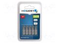 Screwdriver bit; Phillips; PH3; Overall len: 25mm; 5pcs. HÖGERT TECHNIK HT1S303
