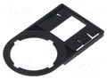 Label; polyamide; black; -40÷100°C; UL94V-2; Label l: 48mm WEIDMÜLLER SM-H-27/18-SW
