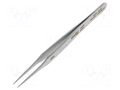 Tweezers; 115mm; for precision works; Blades: narrowed WELLER WEL.2SA