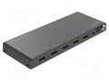 Splitter; HDCP 2.3,HDMI 2.1; black; Input: DC socket,HDMI socket DIGITUS DS-55340