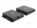 HDMI extender; HDCP 2.3,HDMI 2.1; black; metal; Cat: 6,6a,7; 40m DIGITUS DS-55342