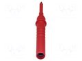 Measuring tip; black,red; Socket size: 4mm CHAUVIN ARNOUX CA-P01102127Z