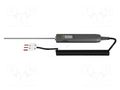 Probe: PT100-type temperature; -100÷600°C; Probe l: 1m; Len: 1m; 7s CHAUVIN ARNOUX CA-SP13