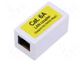 RJ 45 coupler; white; Cat: 6a; connection 1: 1; 8p8c GEMBIRD NCA-LC6-01