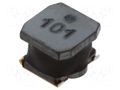 Inductor: ferrite; SMD; 100uH; 1.1A; 470mΩ; ±20%; VLS TDK VLS6045EX-101M
