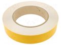 Tape: marking; white; L: 50m; W: 50mm; self-adhesive; PVC FATH FA-0203T05093
